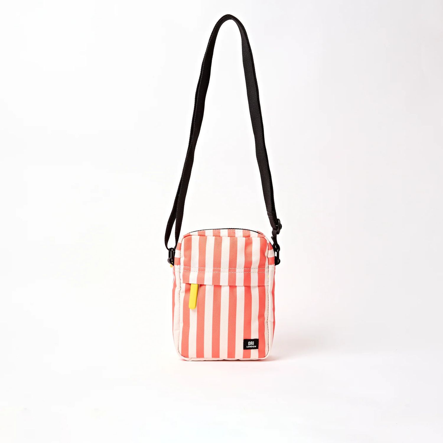 Bond Pocket Crossbody Bag in Coral Stripe