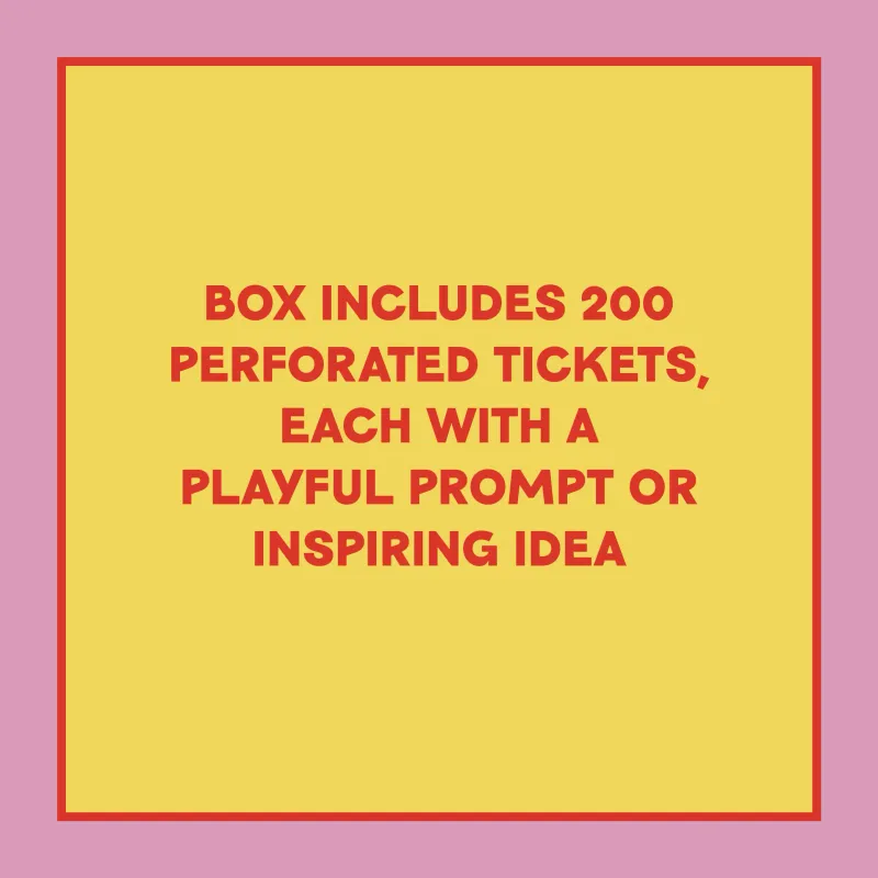 Take-A-Ticket Creativity Prompts