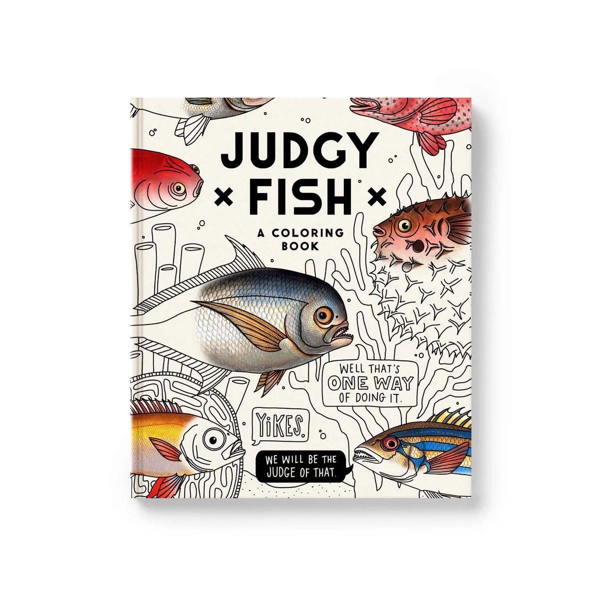 Judgy Fish Colouring Book
