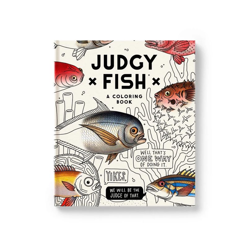 Judgy Fish Colouring Book