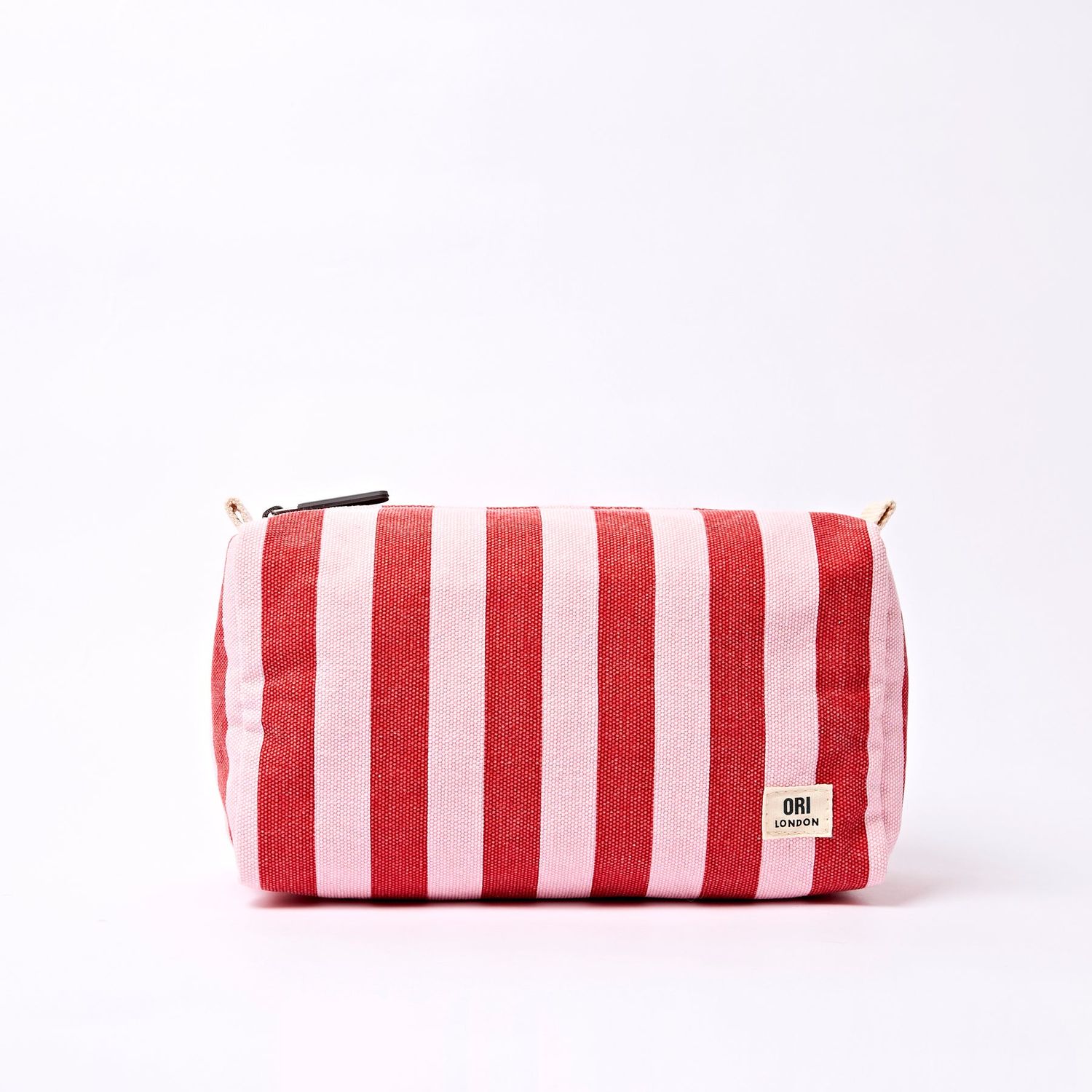 Mayfair Wash Bag in Strawberry Stripe