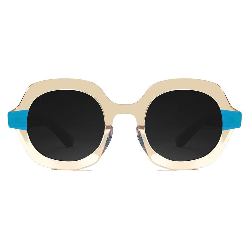 Cut 133 Tan / Turquoise / Black