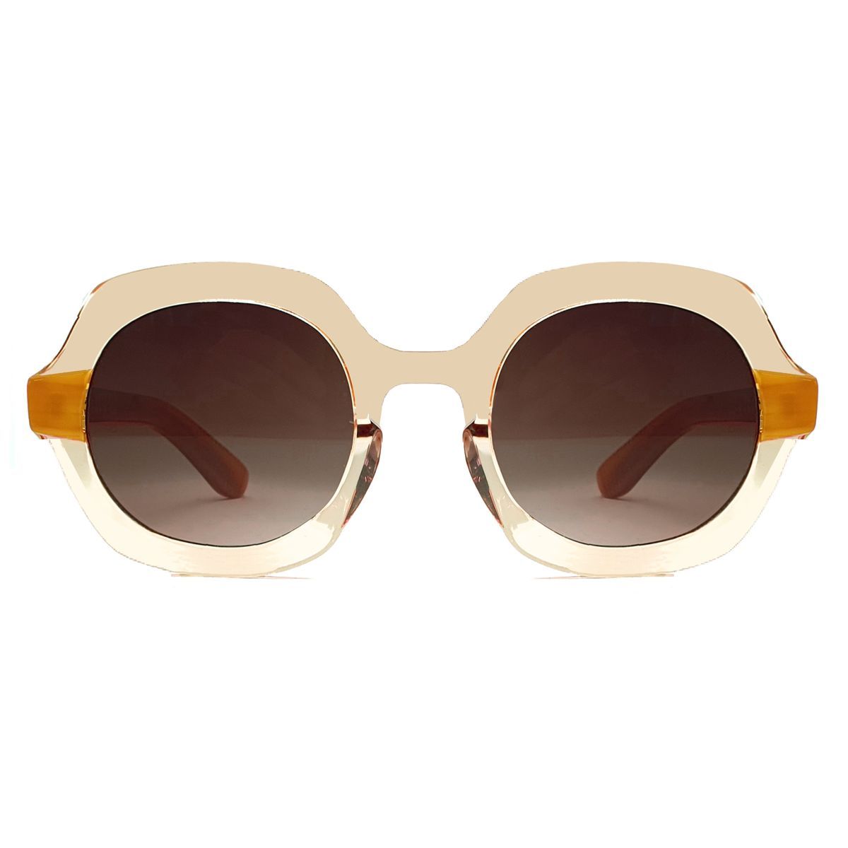 Cut 133 Tan / Caramel / Brown Gradient