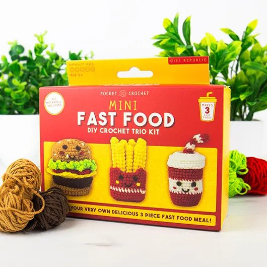 Pocket Crochet Craft Fast Food