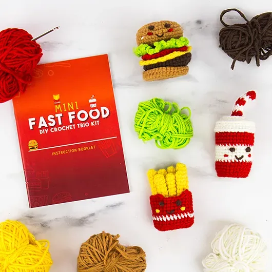 Pocket Crochet Craft Fast Food