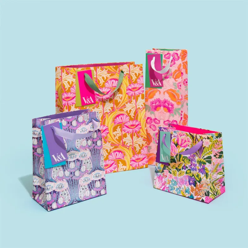 Neon Floral Mawson Tulip Small Gift Bag