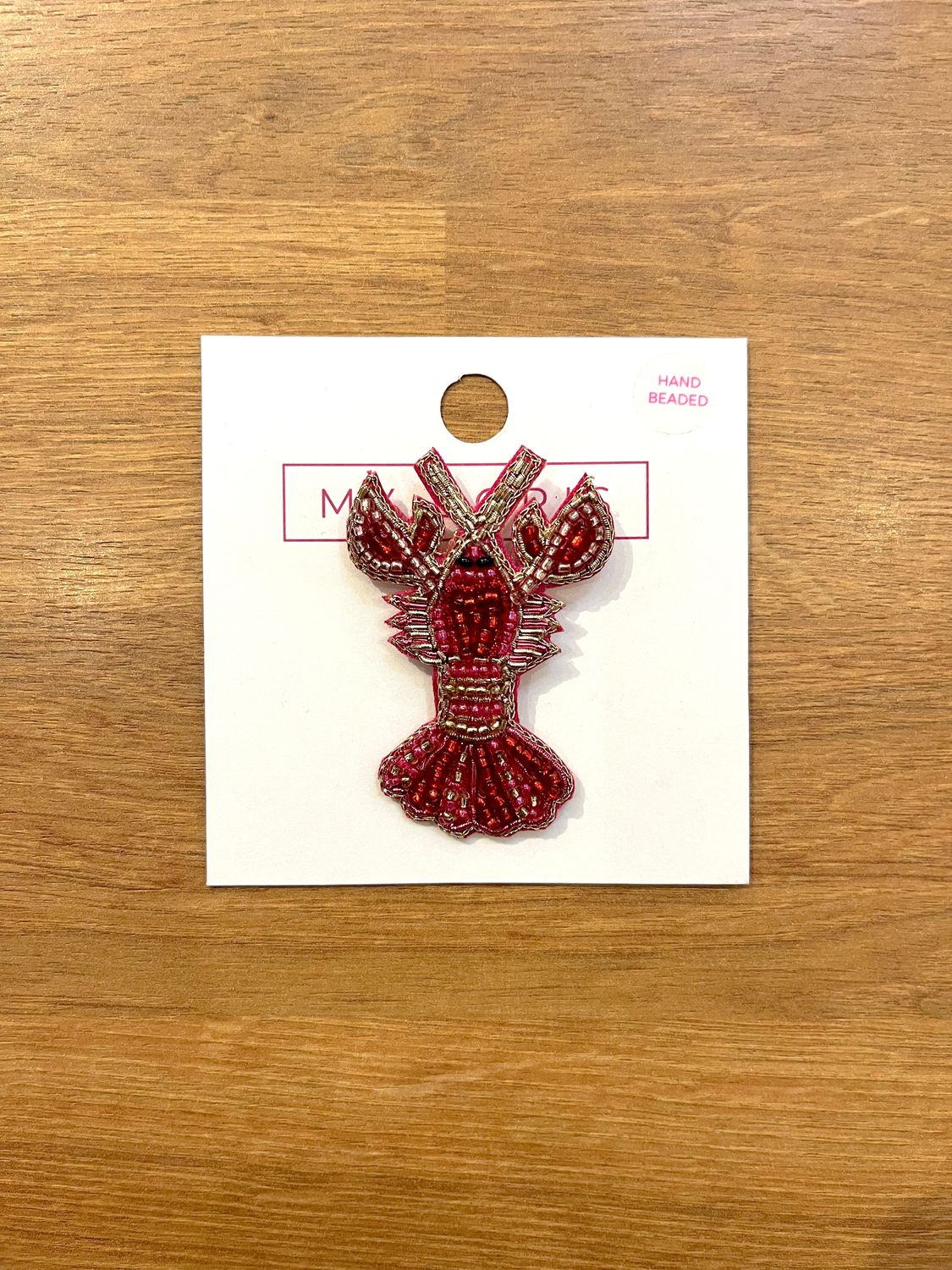 Lobster Love Brooch