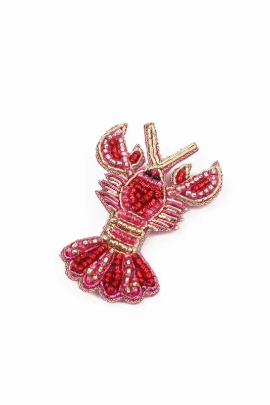 Lobster Love Brooch