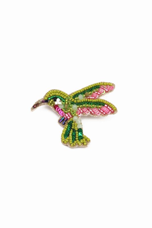 Hummingbird Brooch