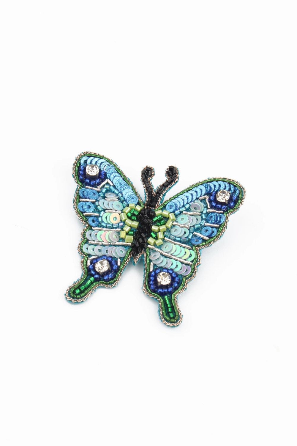 Blue Butterfly Brooch