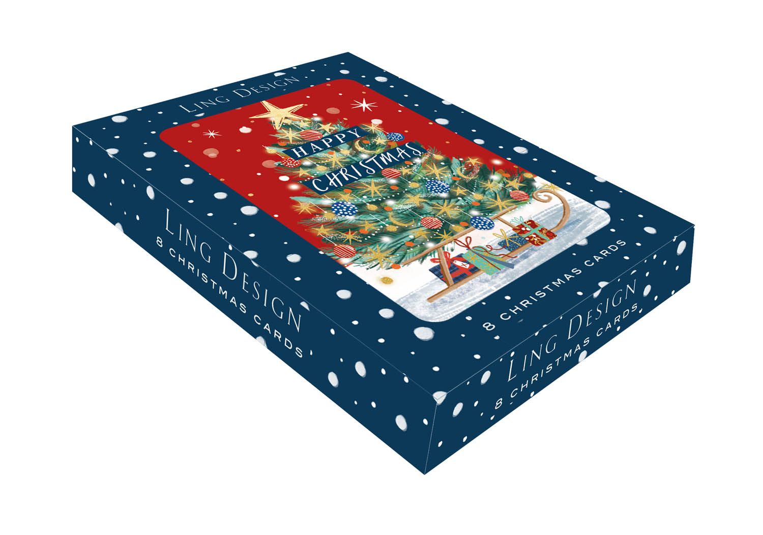 Boxed Christmas Cards Mini Christmas Tree