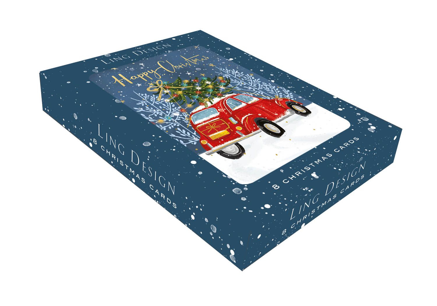 Boxed Christmas Cards Mini Volkswagen Beetle Adventure