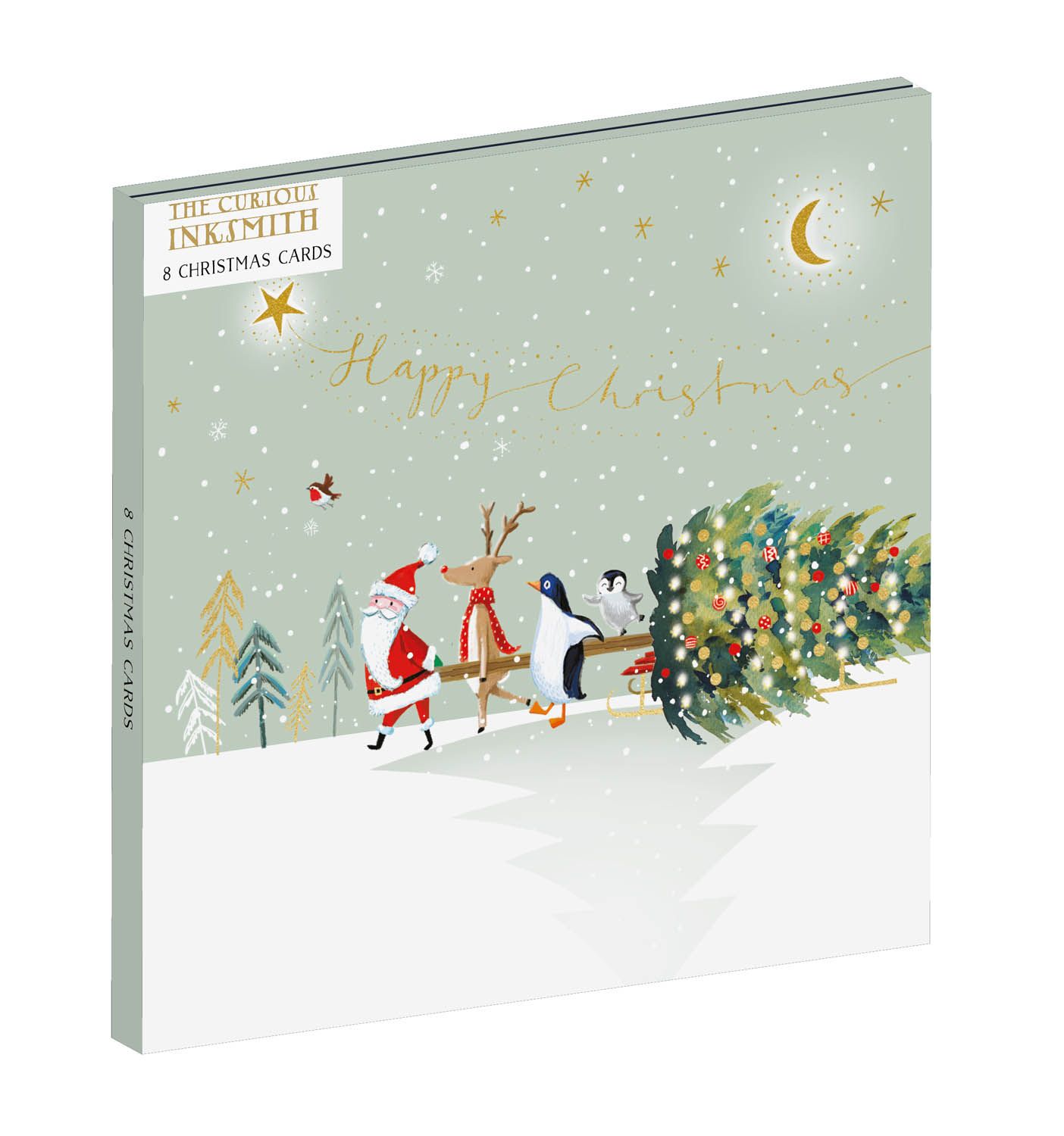 Santa and Friends Christmas Fun Set of 8