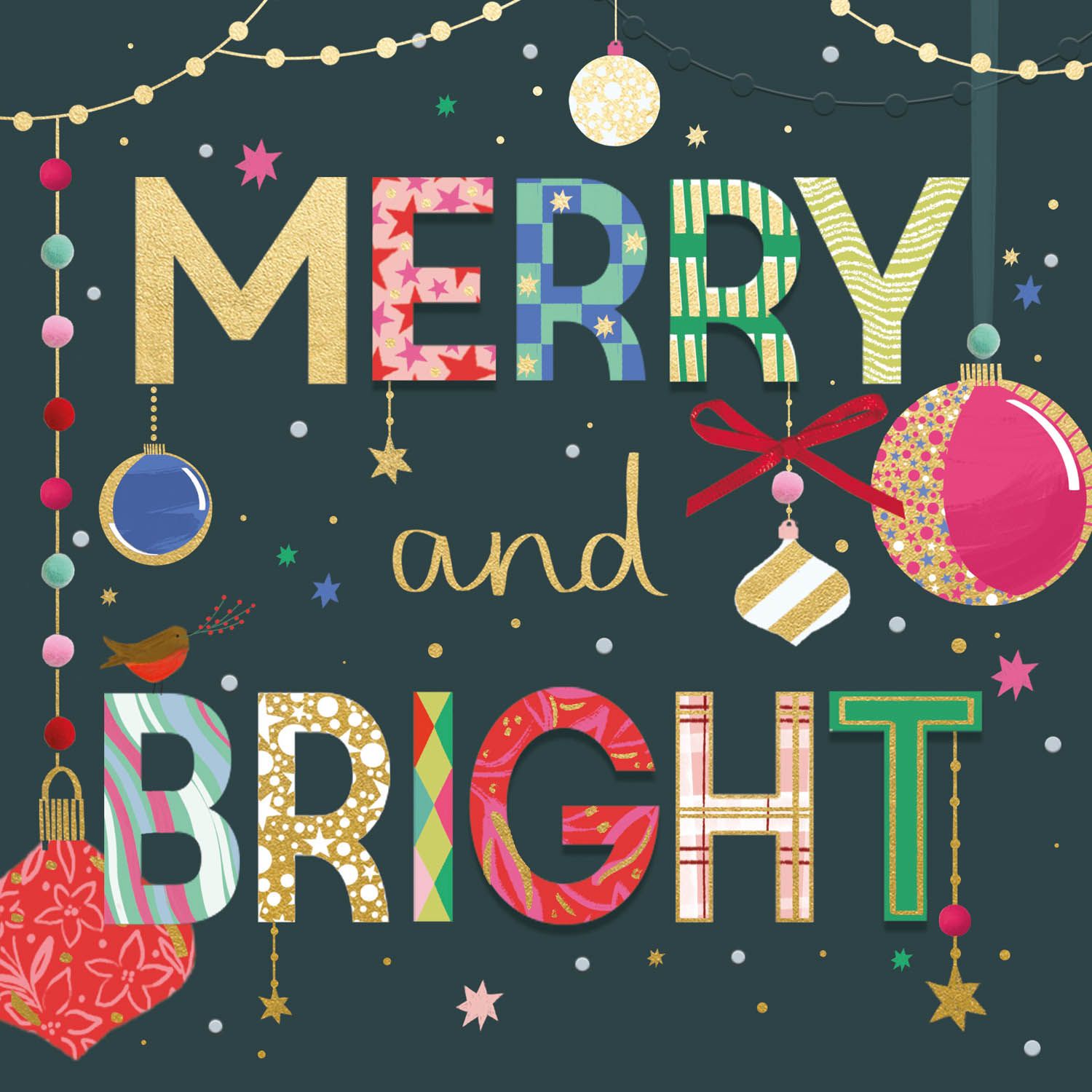 Festive Cheers Merry and Bright