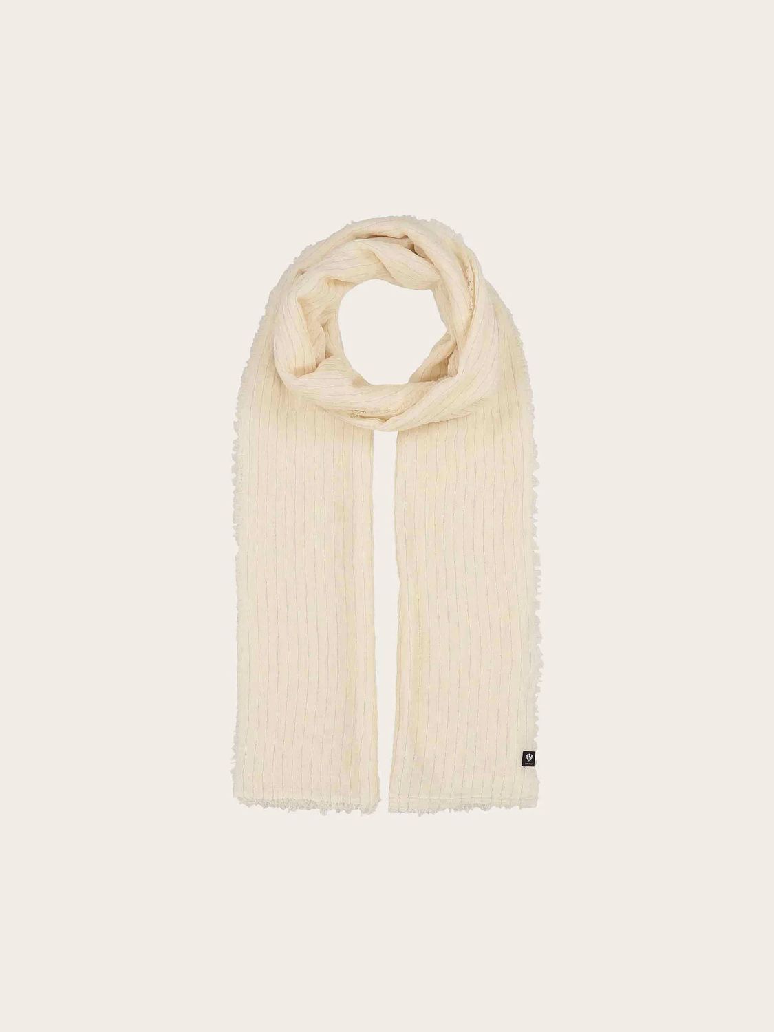 Lightweight Stole with Shiny Stripes