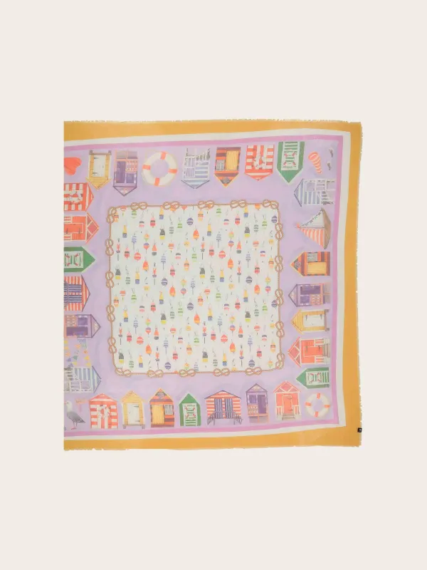 Sustainability Edition - Square w/ Maritime Beach House - Smoky Grape