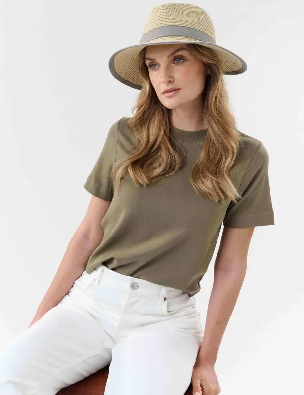 Fedora with Adjustable Size - Light Sand