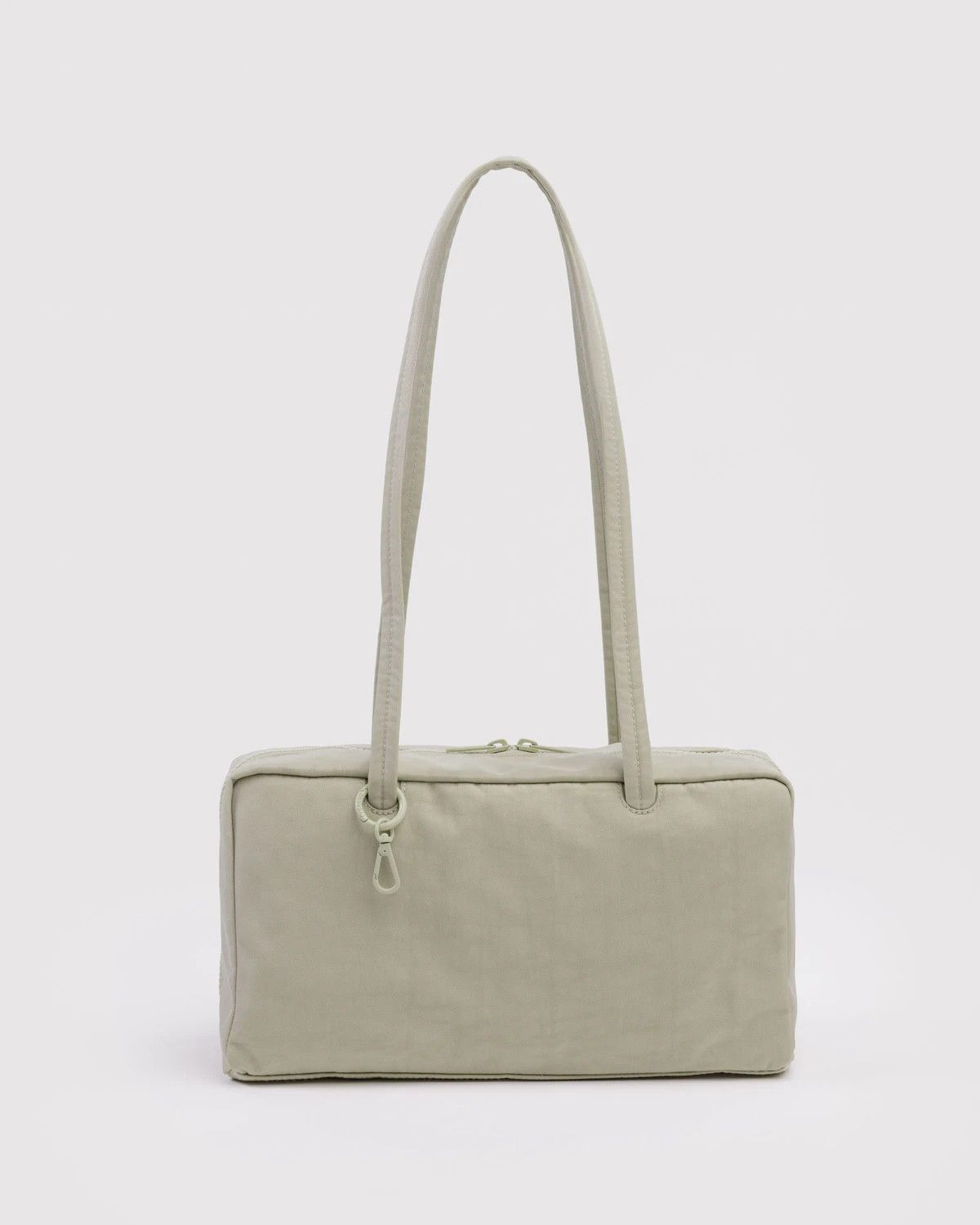 Nylon Bowler Bag Celadon