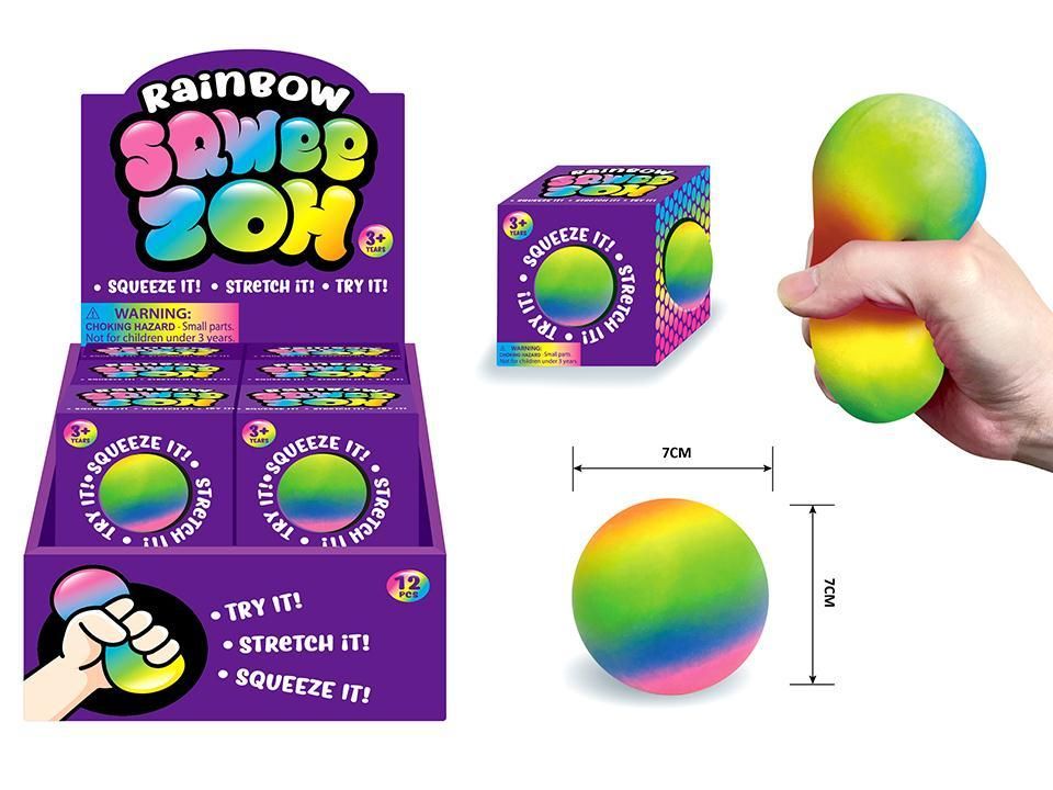 Rainbow Squeeze Ball