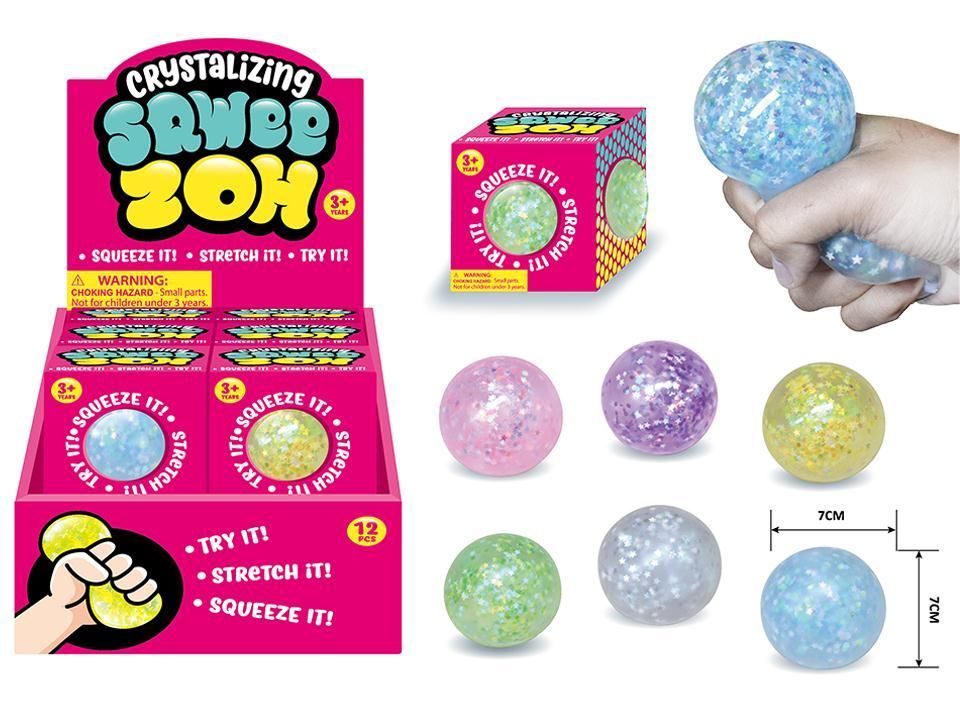 Crystalizing Squeeze Ball