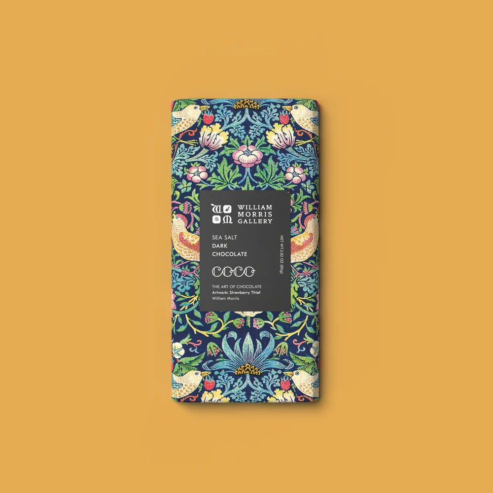 Sea Salt Dark Chocolate William Morris