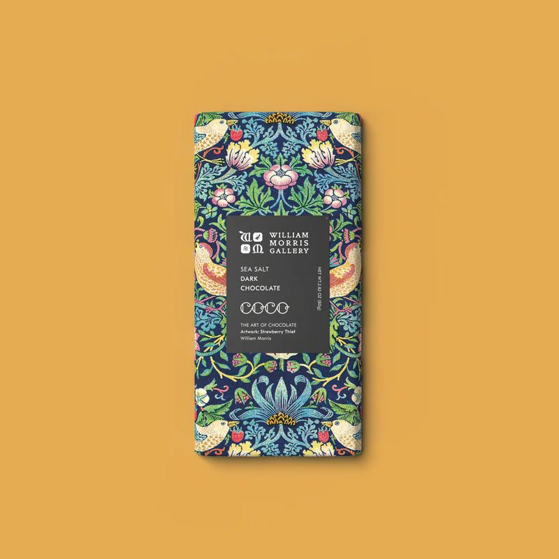 Sea Salt Dark Chocolate William Morris
