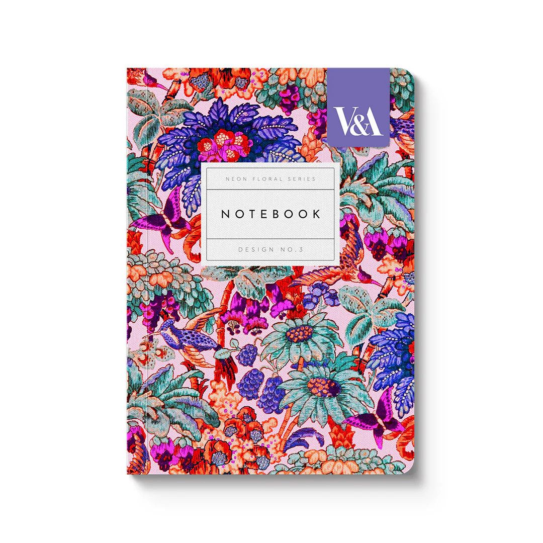Floral Coral Jungle Paperbook Notebook