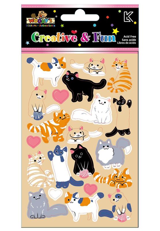 Kittens Craft Stickers