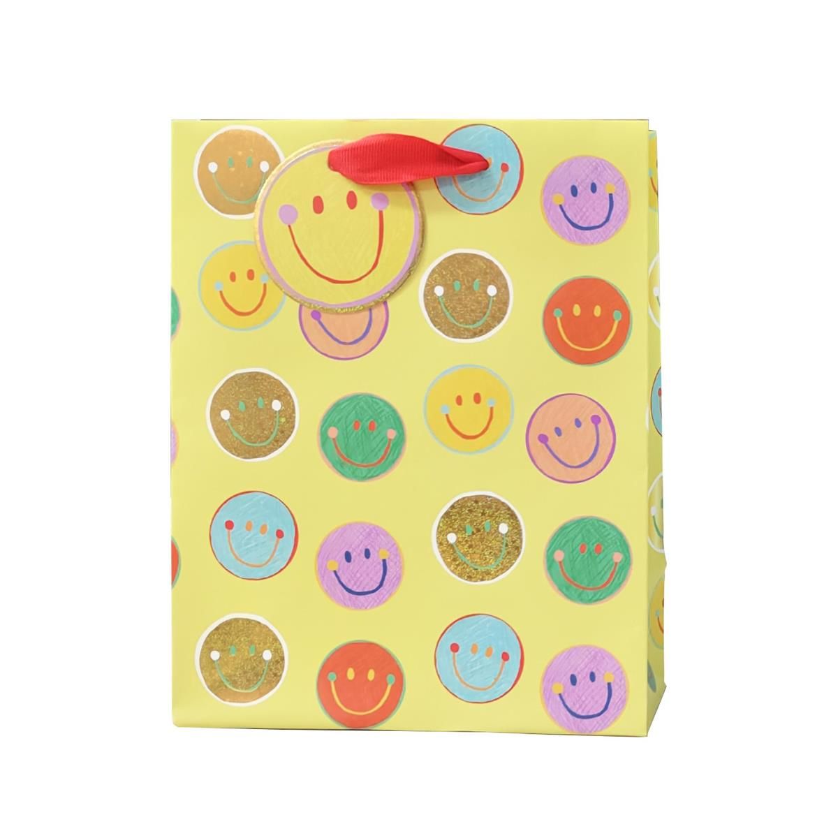 Medium Gift Bag Smiley Faces