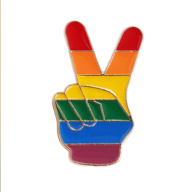 Celebrate Pride Rainbow Pin