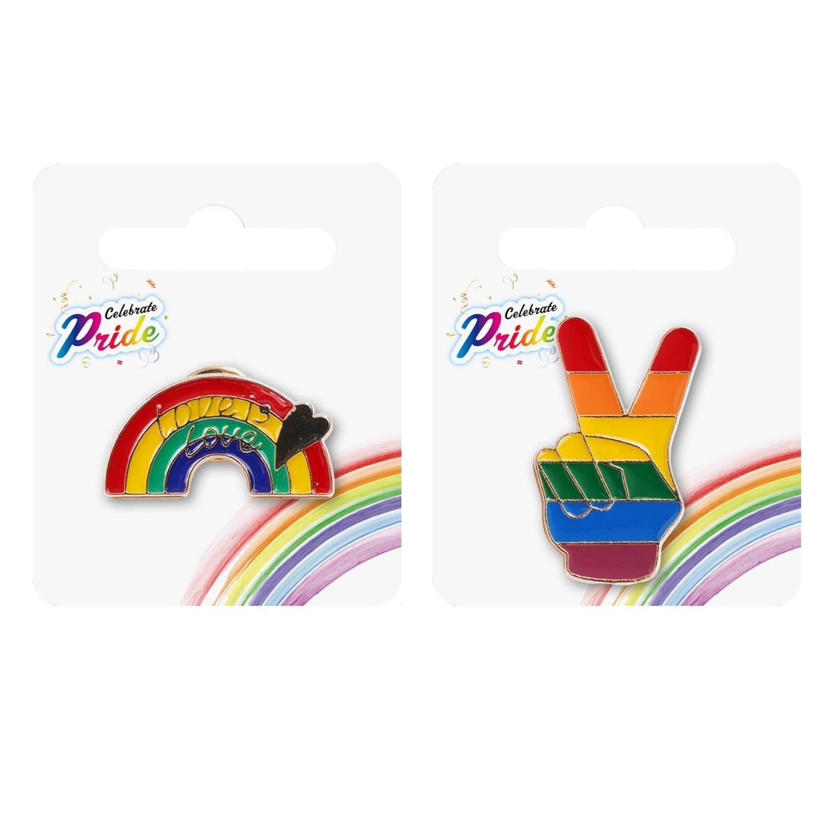 Celebrate Pride Rainbow Pin