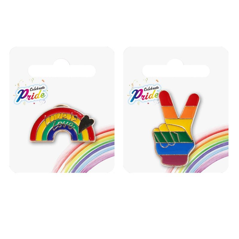 Celebrate Pride Rainbow Pin