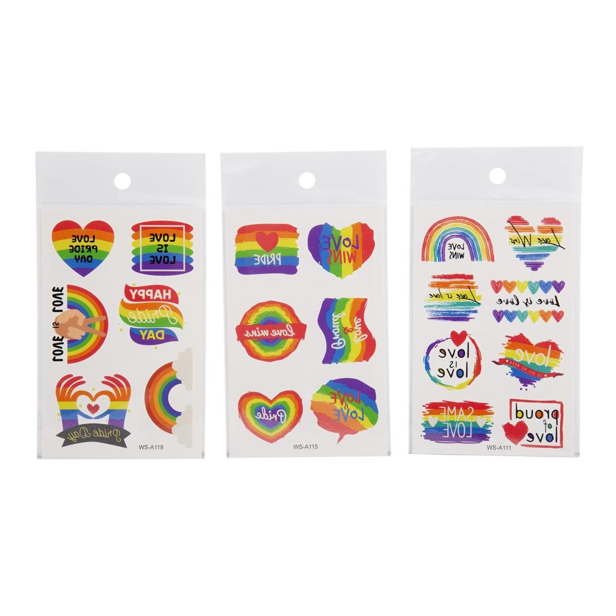 Celebrate Pride Tattoo 2pk