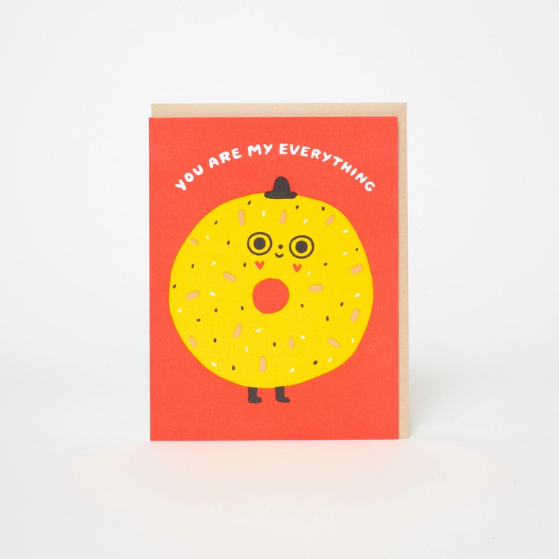 You're My Everything Bagel Letterpress