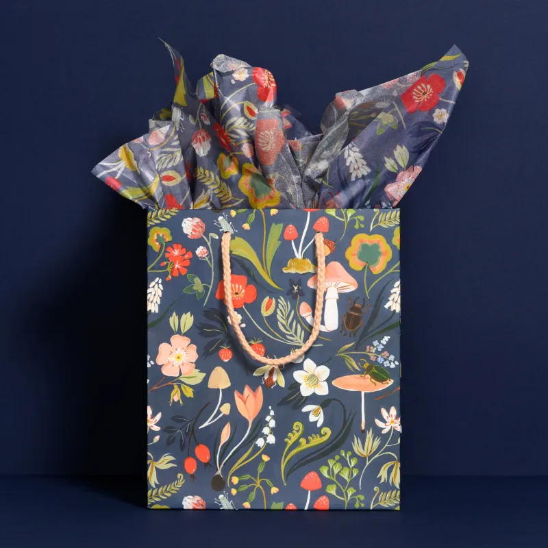 Forest Blue Tissue Paper