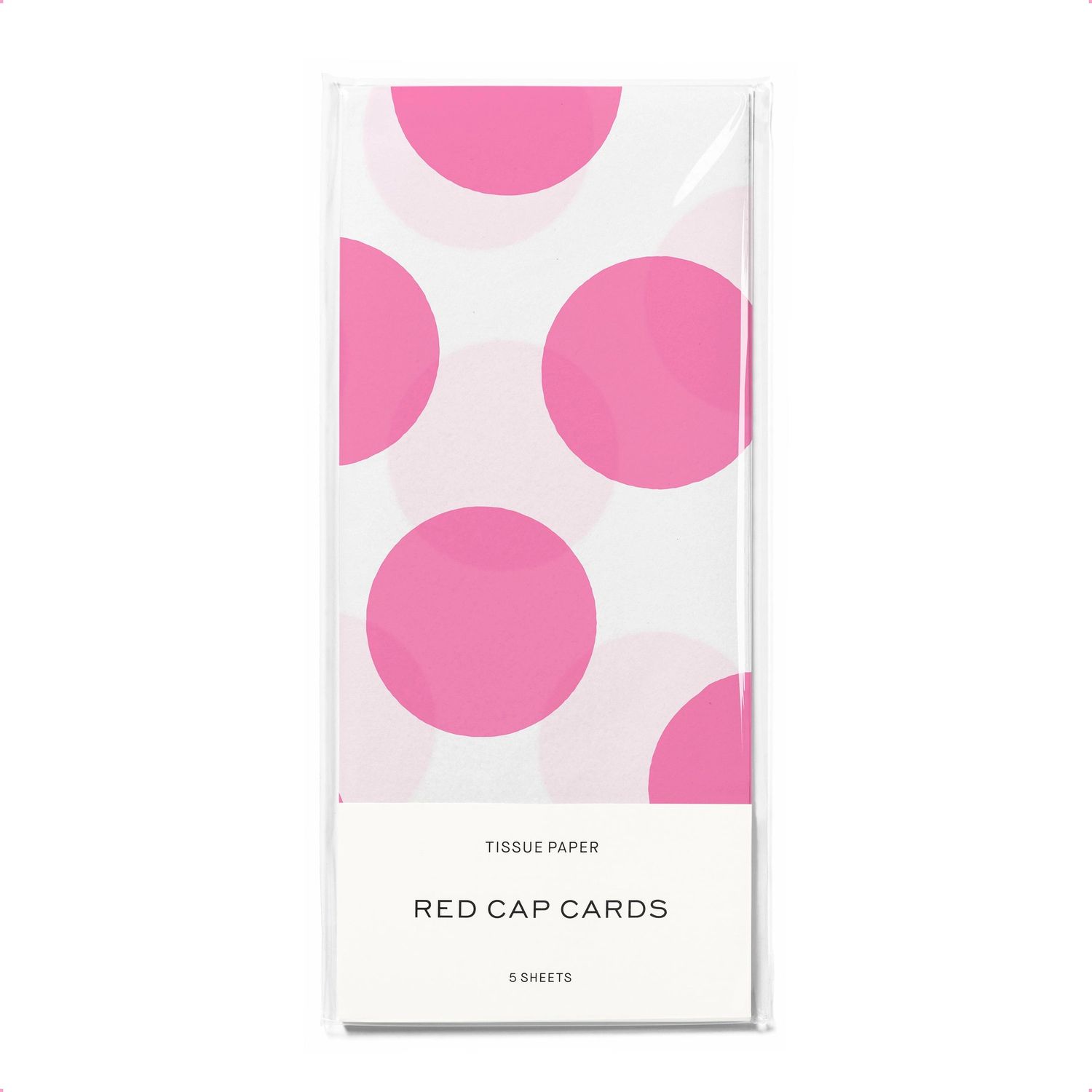 Pink Dots Tissue Paper