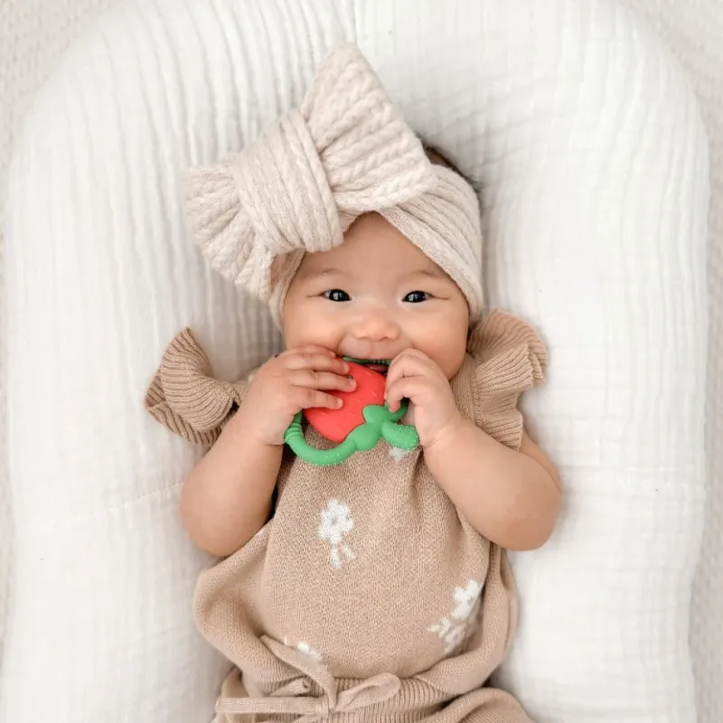 Chew Crew Teether Bonnie the Strawberry
