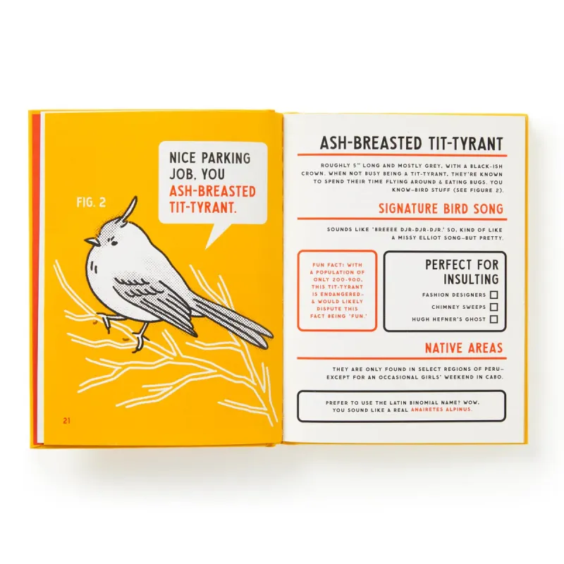 An Illustrated Guide to Birds that Sound Like Insults