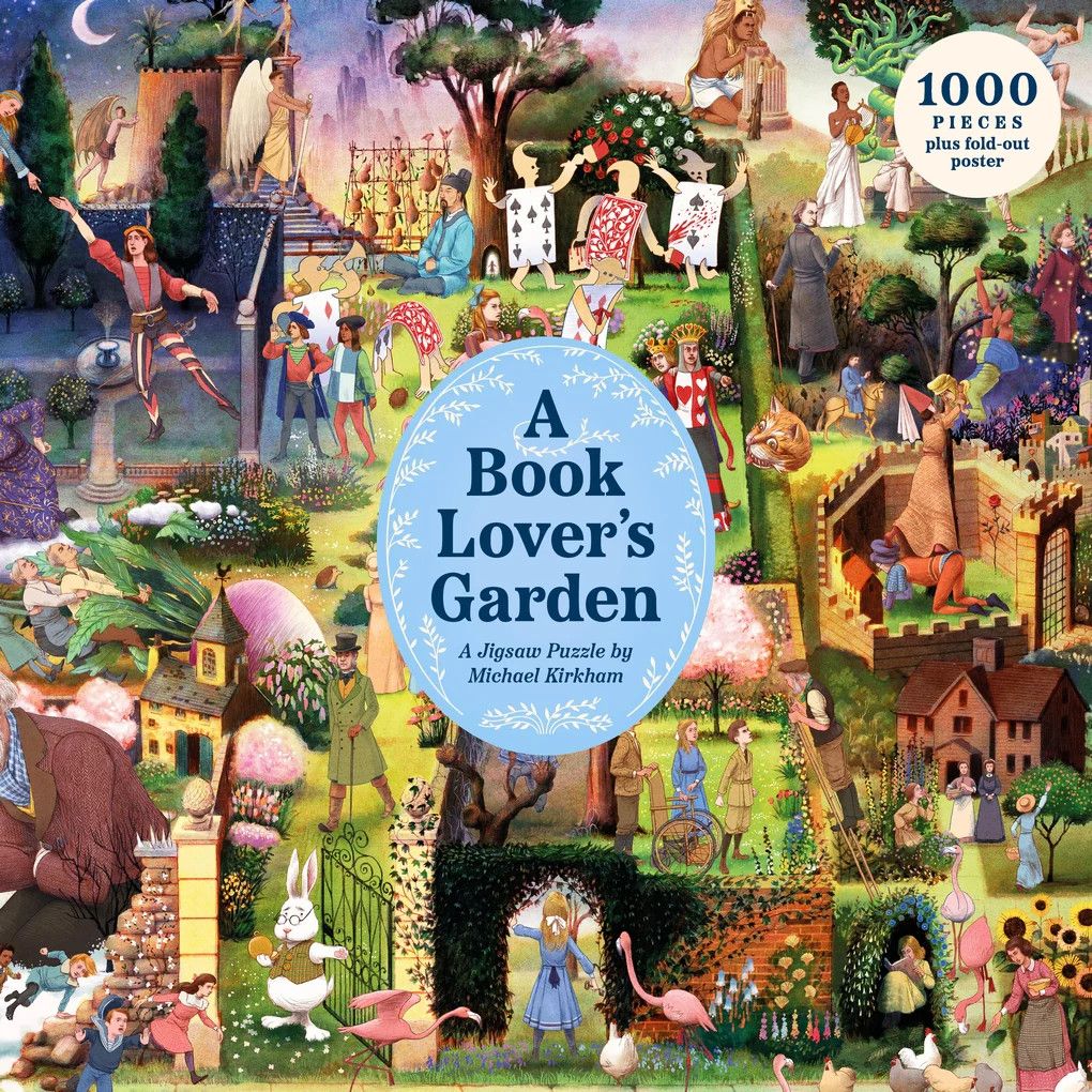 1000 Piece Puzzle A Book Lover's Garden