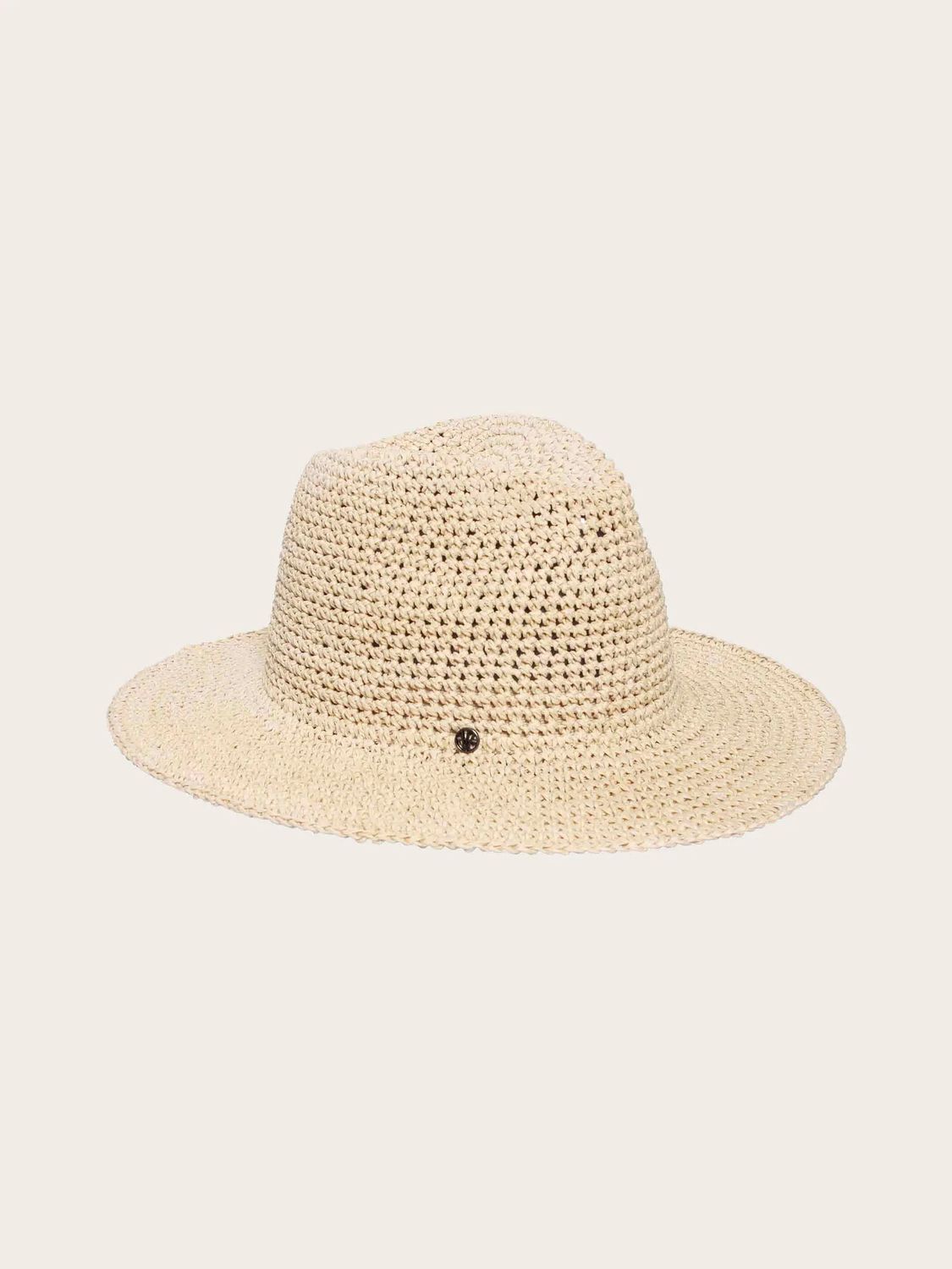 Large Monochrome Fedora - White Pepper