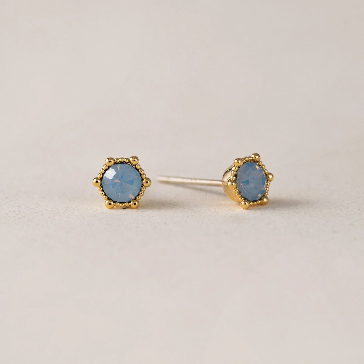 Astrid Stud Blue Opal