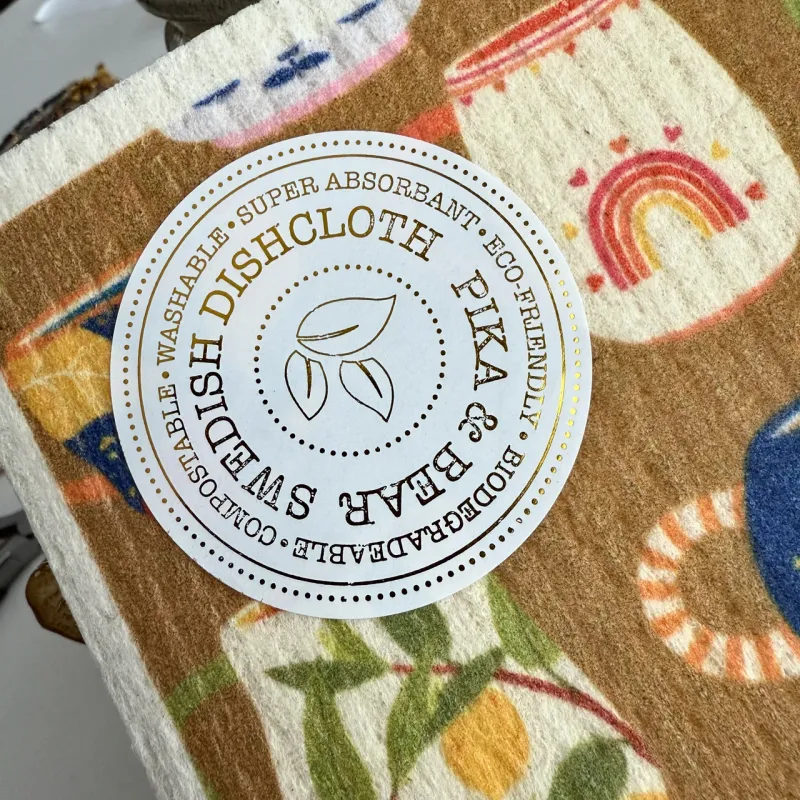 Swedish Dishcloth "Mugshot" Teacups &amp; Mugs