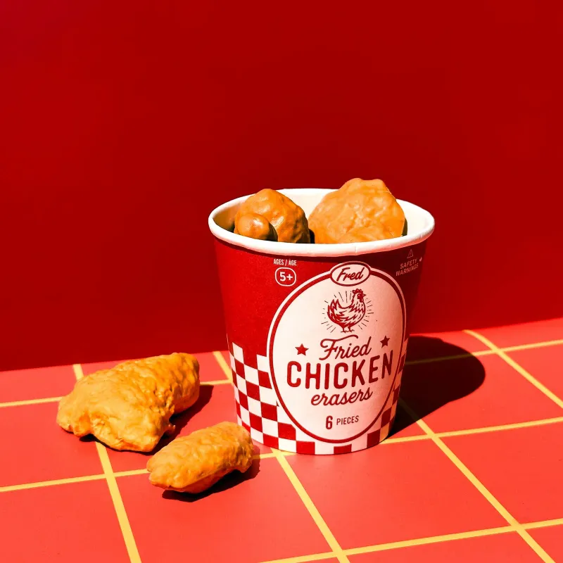 Fried Chicken Erasers