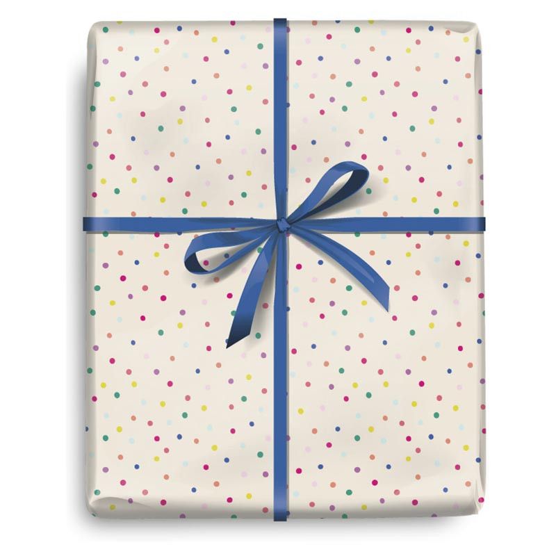 Gift Roll Wrap Happy Birthday Dots