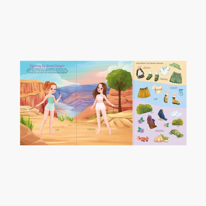 Sticker Doll Dress-Up Vacation