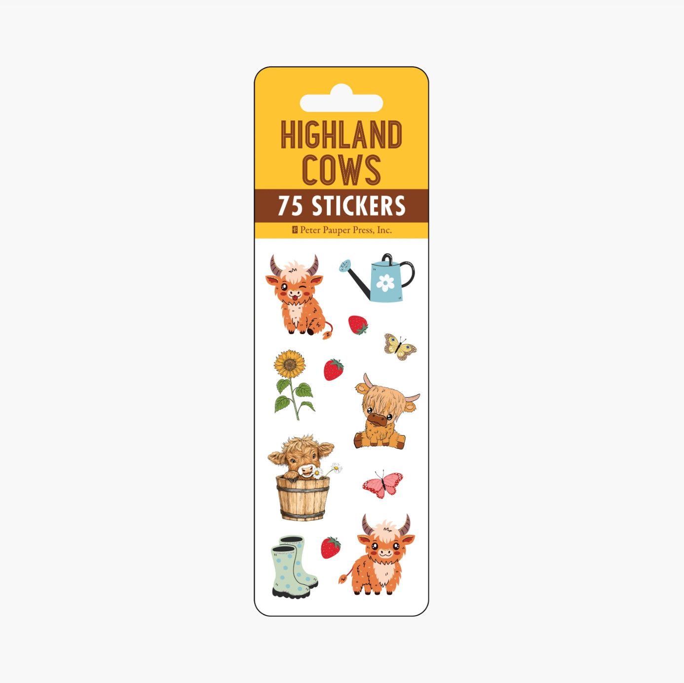 Sticker Set Highland Cows