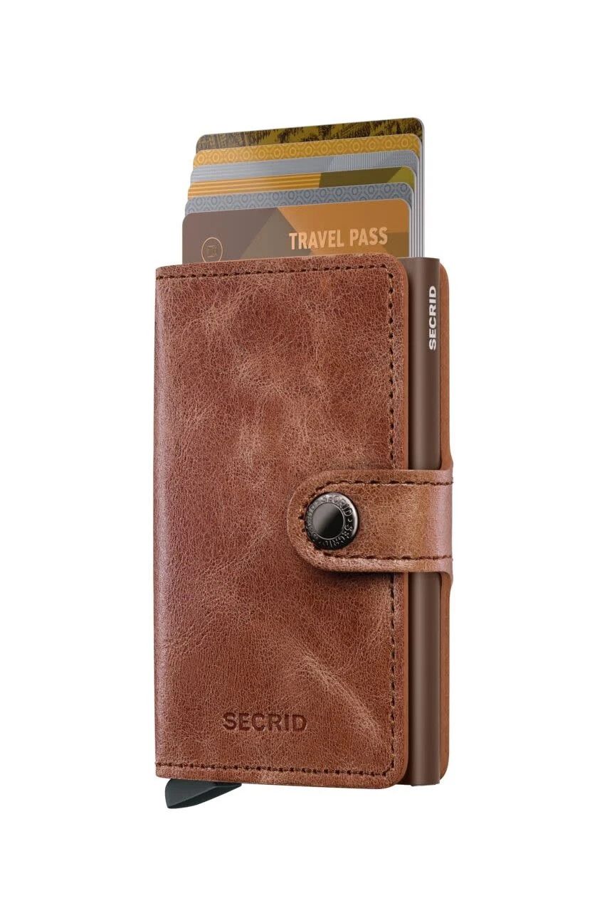 Miniwallet Vintage Cognac / Brown
