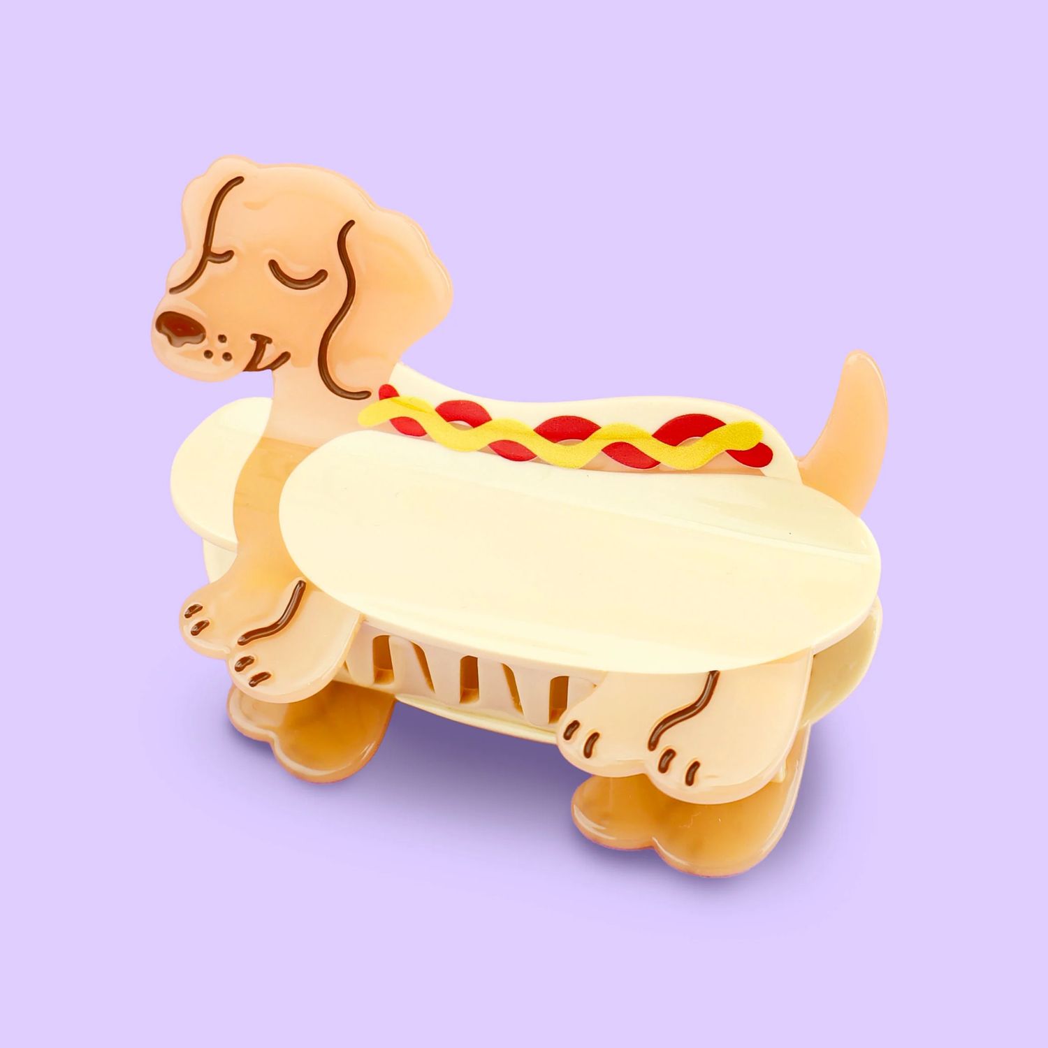 Hot Dog Hair Claw