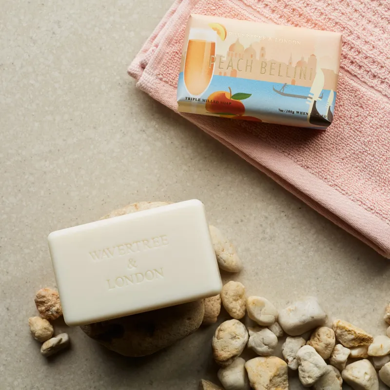 Peach Belllini Soap Bar 200g