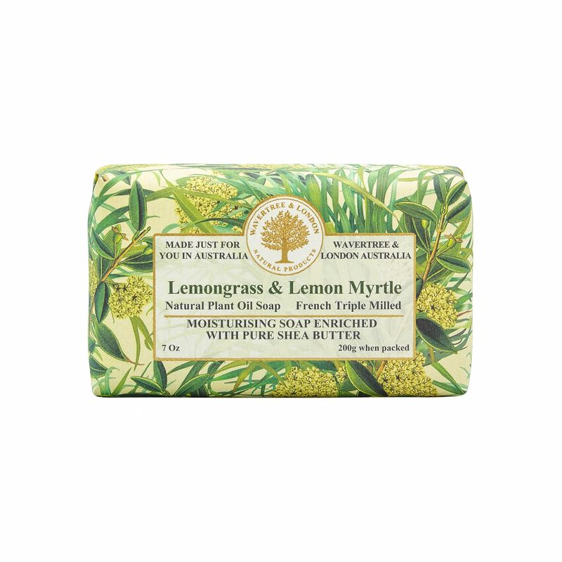 Lemongrass &amp; Lemon Myrtle Soap Bar 200g